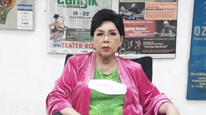 itiek Puspa saat ditemui di Gedung Kesenian Jakarta, Jakarta Pusat, Kamis (7/10/2021) malam