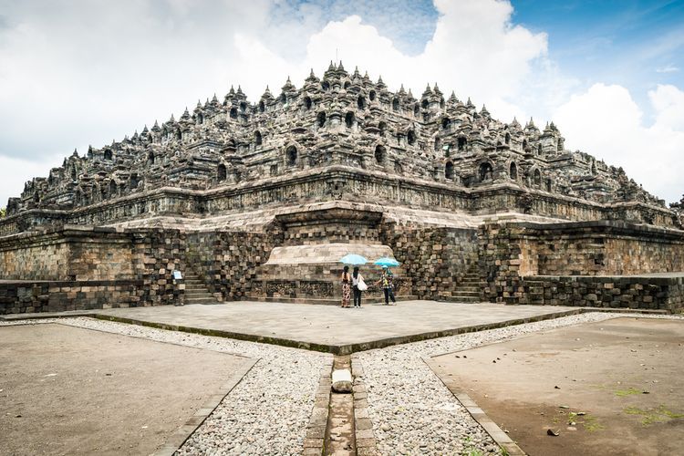 Candi Borobudur, Magelang, Jawa Tengah. 