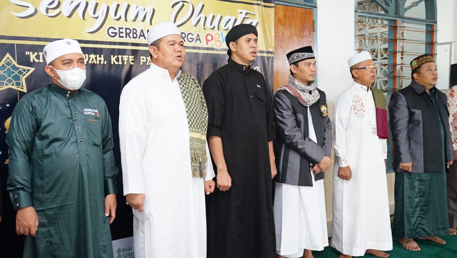 Walikota Pangkalpinang menghadiri Gerbang Surga Masjid Al Asri, Minggu (6/2/2022).