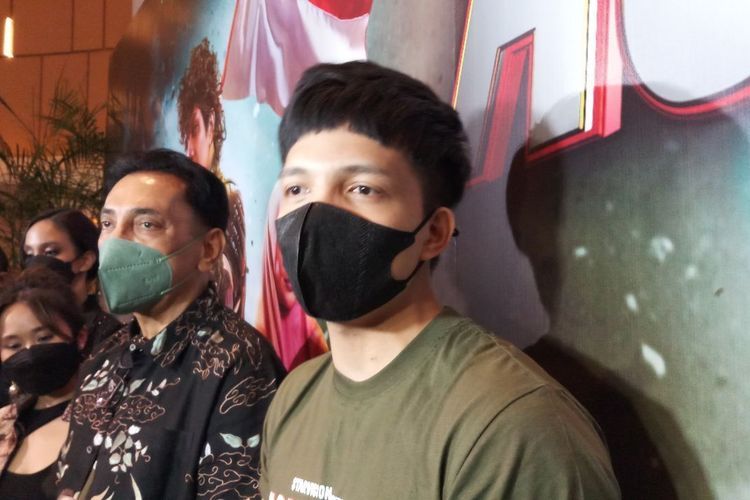 Atta Halilintar dalam jumpa pers film Ashiap Man di XXI Epicentrum kawasan Jakarta Selatan, Kamis (3/2/2022)