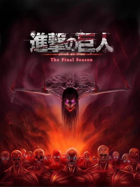 Poster Attack on Titan Final Season Part III yang akan rilis 2023