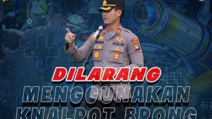 Imbauan Kapolres Bangka AKBP Indra Kurniawan terkait knalpot brong. 