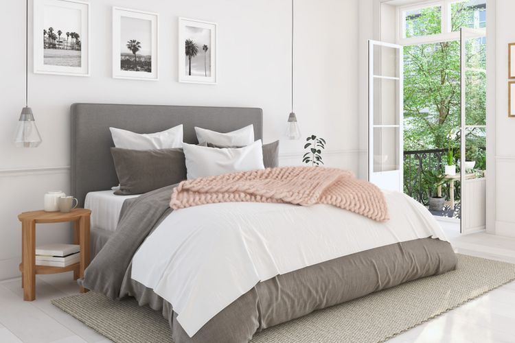 Ilustrasi kamar tidur modern chic. (Shutterstock/2M media) 