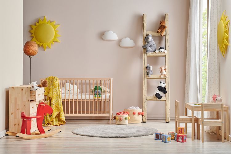 Ilustrasi kamar bayi, kamar tidur bayi.(SHUTTERSTOCK/UNITED PHOTO STUDIO) 