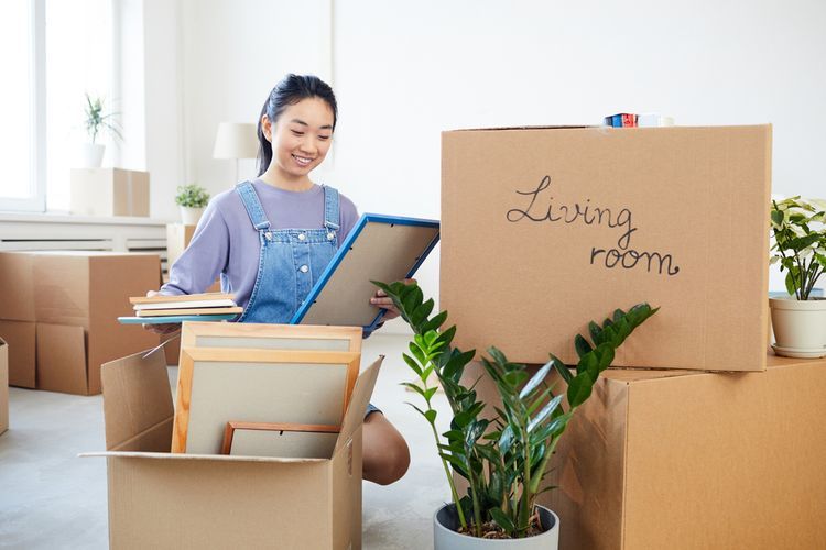 Ilustrasi merapikan rumah; Ilustrasi menyingkirkan barang atau decluttering(SHUTTERSTOCK) 