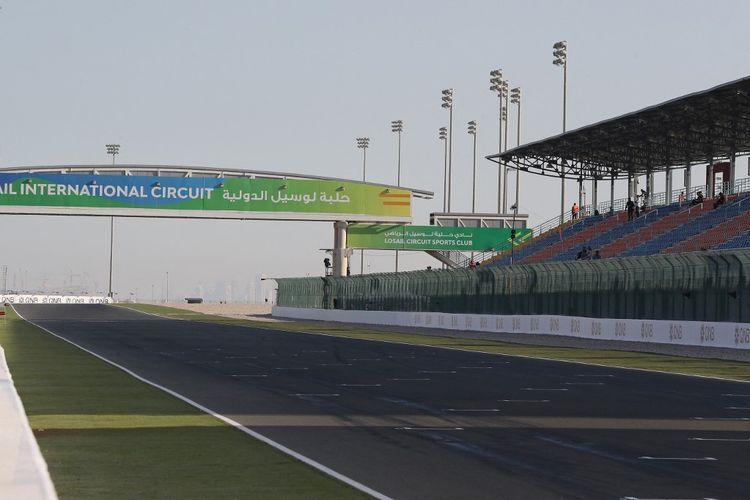 Sirkuit Losail, Qatar. (Photo by KARIM JAAFAR / AFP)(KARIM JAAFAR) 