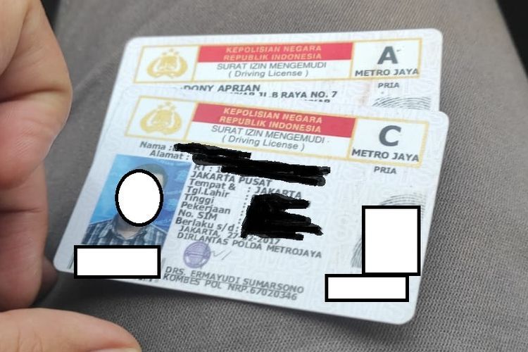 Ilustrasi SIM A dan SIM C. Untuk pembuatan SIM baru, pengendara harus menyiapkan biaya pembuatan SIM C, SIM A, SIM B, atau SIM D. Pasalnya, biaya bikin SIM C berbeda dengan jenis SIM lainnya.(KOMPAS.com/Isna Rifka Sri Rahayu) 