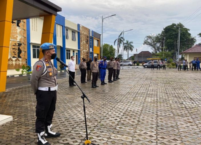 Bid Propam Polda Kep. Babel Gelar Gaktiblin Di Polres Pangkalpinang  