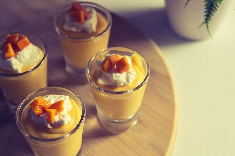 ilustrasi mango mousse