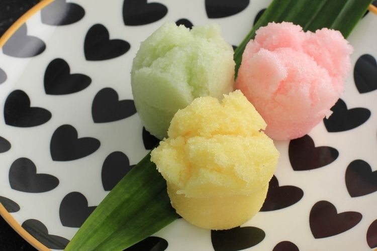 Ilustrasi kue mangkok tepung beras dan terigu.
