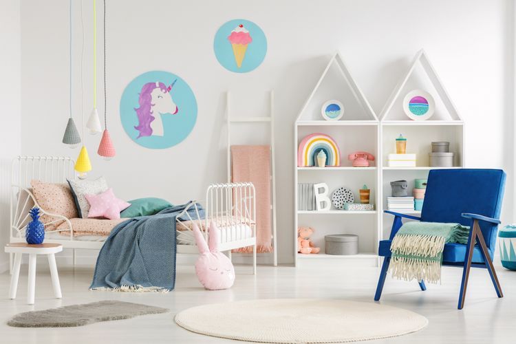 Ilustrasi kamar tidur anak.(Shutterstock/Photographee.eu) 