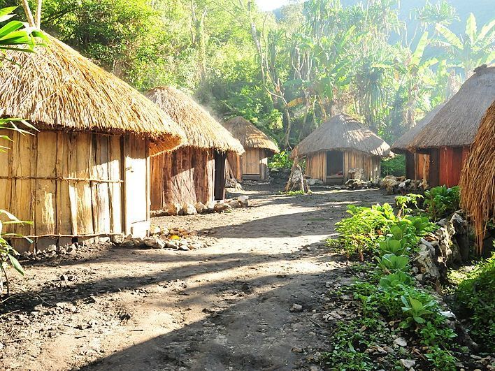 Rumah honai yang masih digunakan di Provinsi Papua Pegunungan.
