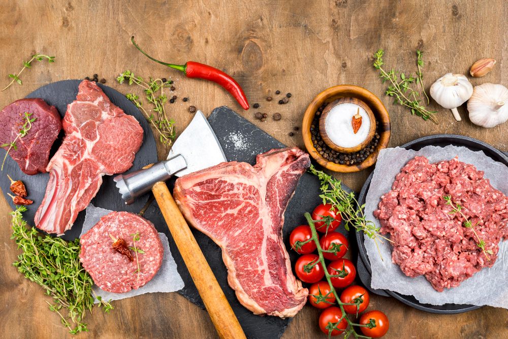 Cara membedakan daging sapi dan daging kambing. 