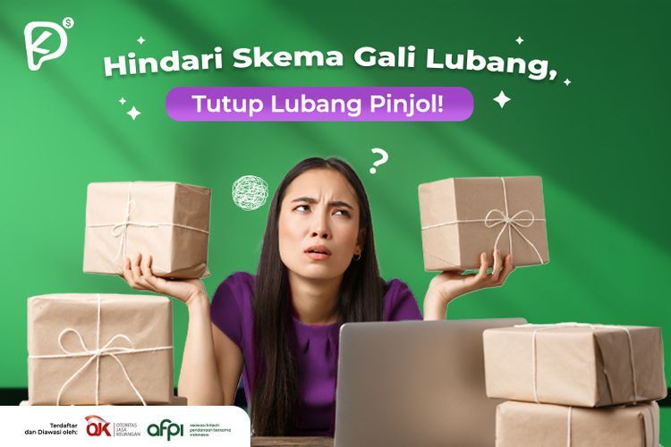 Ilustrasi Jeratan Pinjaman Online 