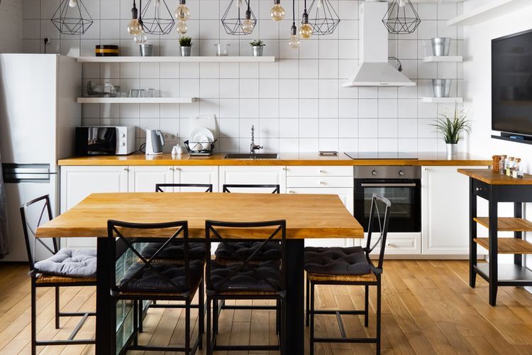 Ilustrasi dapur industrial, dapur bergaya modern. (SHUTTERSTOCK/JIN ODIN) 