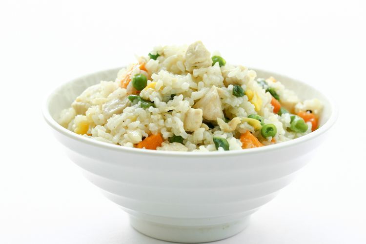 ilustrasi nasi goreng sehat.