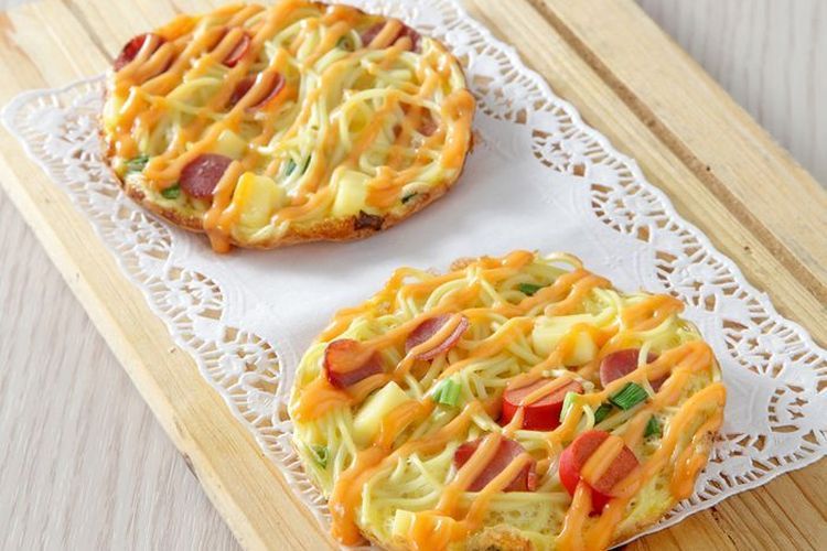 Ilustrasi pizza mi.