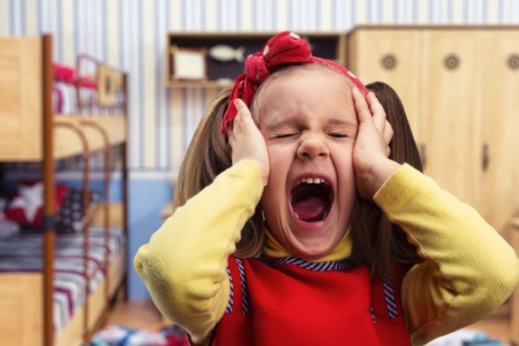 Ilustrasi anak tantrum