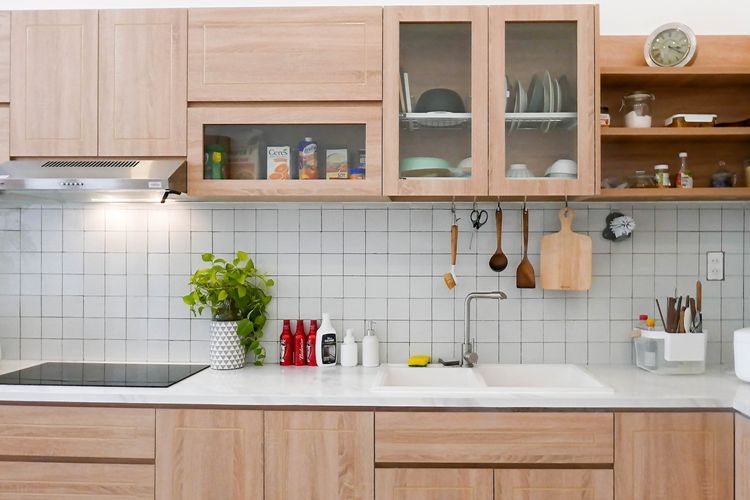 Ilustrasi dapur, lemari dapur.(UNSPLASH/A65 DESIGN) 