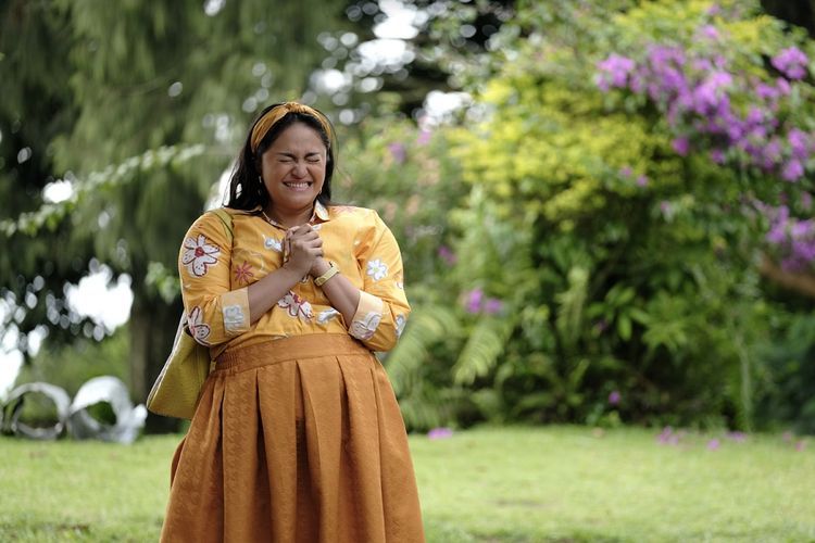 Aktris Marshanda dalam film Gendut Siapa Takut?!      