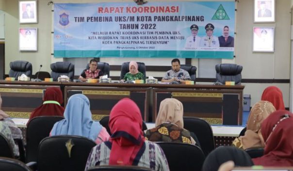 Sekda Pangkalpinang Pimpin Rakor Tim Pembina Usaha Kesehatan Sekolah