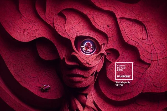 Viva Magenta, Color of The Year 2023 oleh Pantone. 