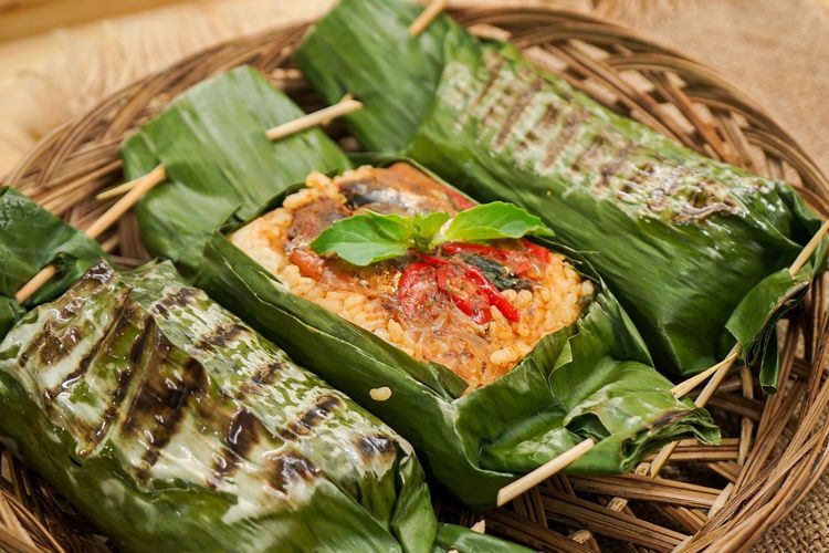 Sajian nasi bakar sarden ala instagram @My.Foodplace.
