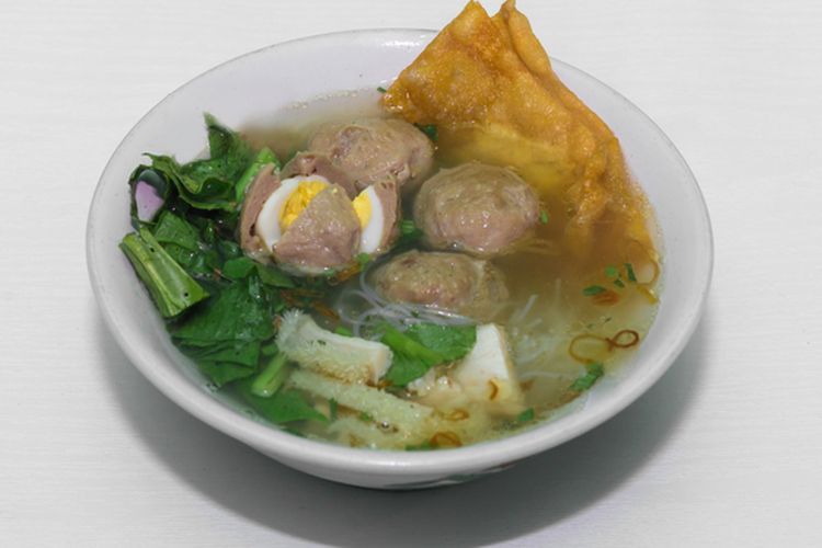 Ilustrasi bakso telur.