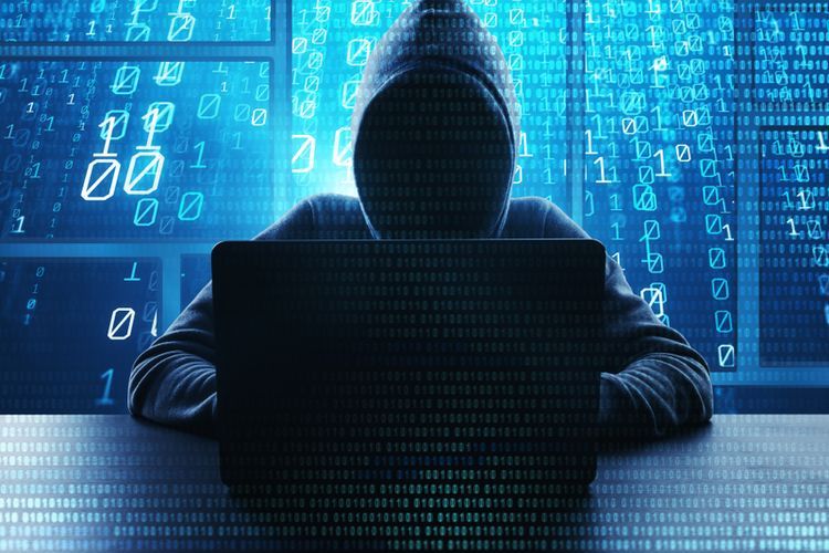 Ilustrasi hacker.
