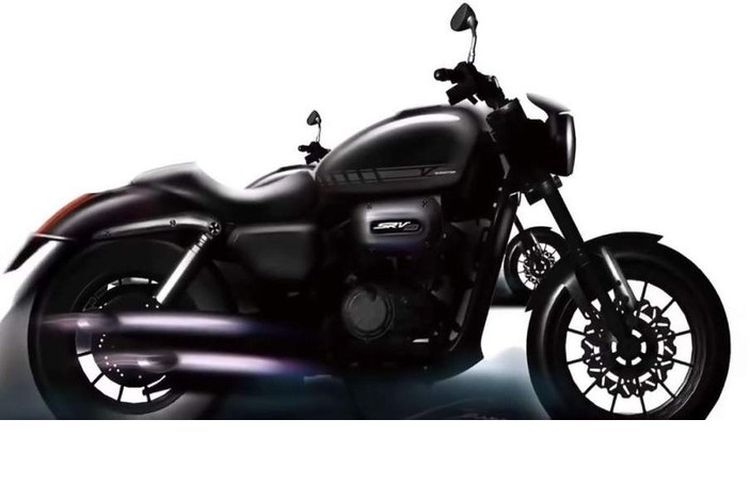 Motor konsep QJ Motor bernama SRV ini disebut bisa menjadi H-D dengan kapasitas mesin yang lebih kecil.(Foto: Visordown.com) 