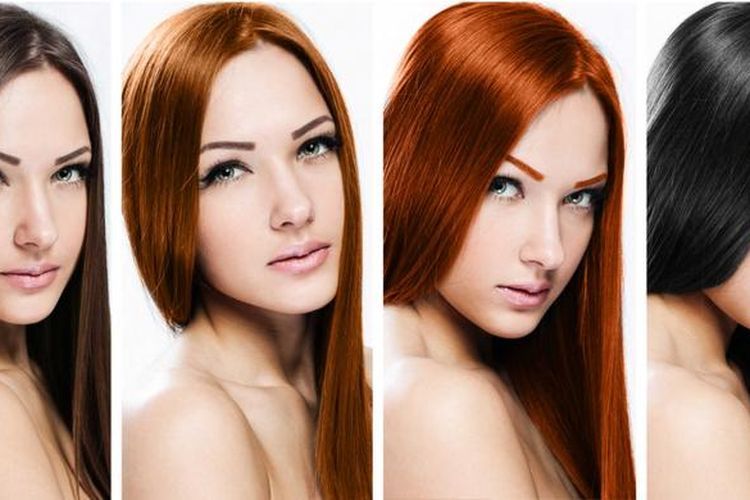 Ilustrasi warna rambut