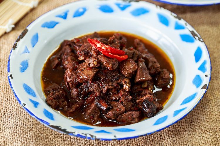 ustrasi semur ati ampela. 