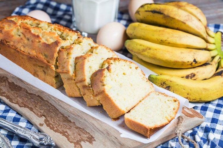 Pakai Sirup Maple, Berikut Cara Membuat Banana Cake Tanpa Gula bangka