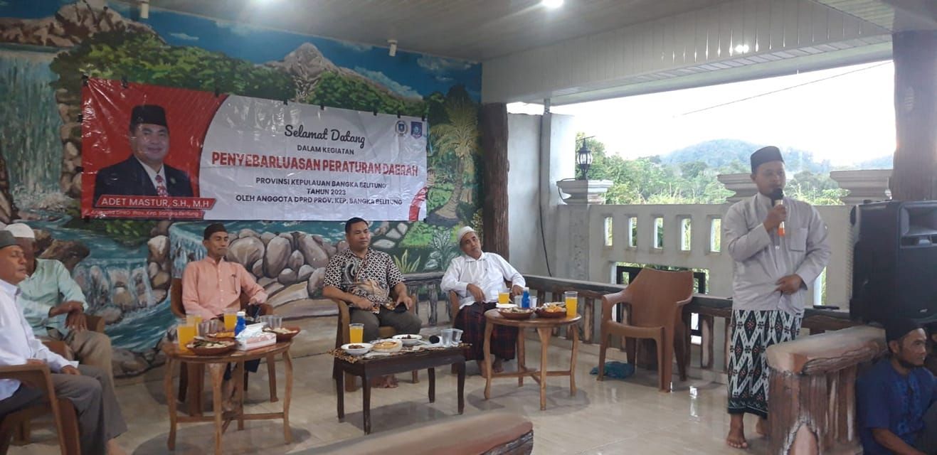 Ketua Komisi III DPRD Babel, Adet Mastur