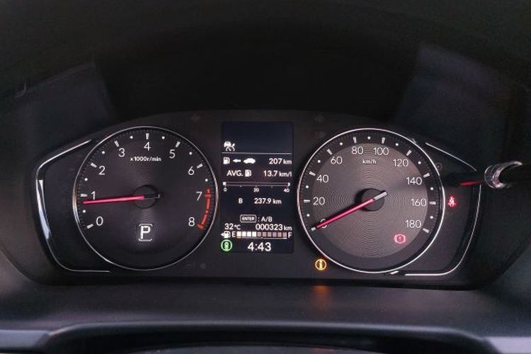 Perhatikan jarum RPM mobil saat melakukan Stall Test(KOMPAS.com/STANLY RAVEL) 