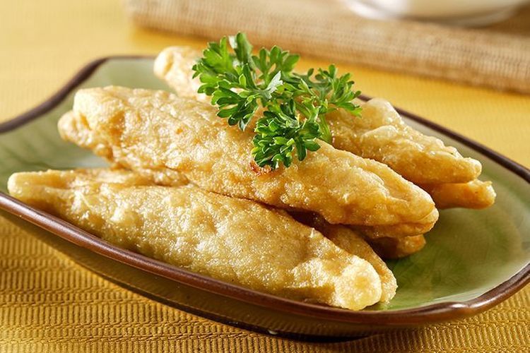 Ilustrasi otak-otak untuk gorengan atau lauk makan. 