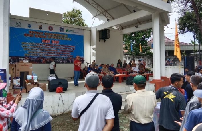 Walikota Pangkalpinang Bersama KSPSI Babel Peringati May Day