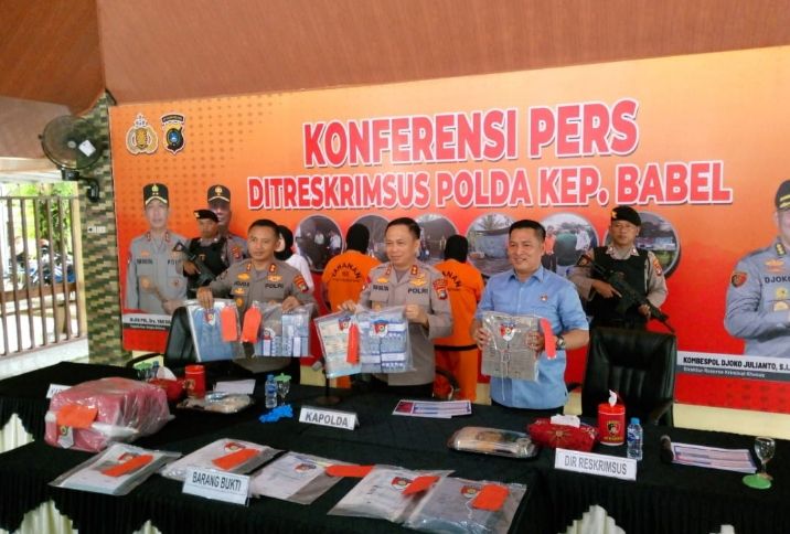 Ditreskrimsus Polda Babel Ungkap Kasus Tersangka Korupsi BPRS Muntok