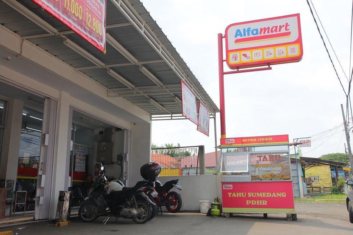 Ilustrasi gerai Alfamart
