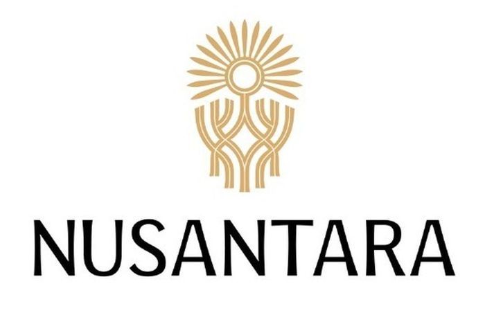 Logo ibu kota Nusantara bertema pohon hayat. 