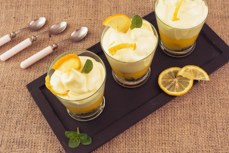 ilustrasi lemon sorbet  