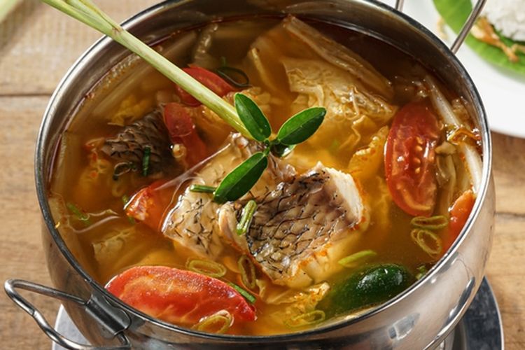 Ilustrasi asam-asam ikan. 