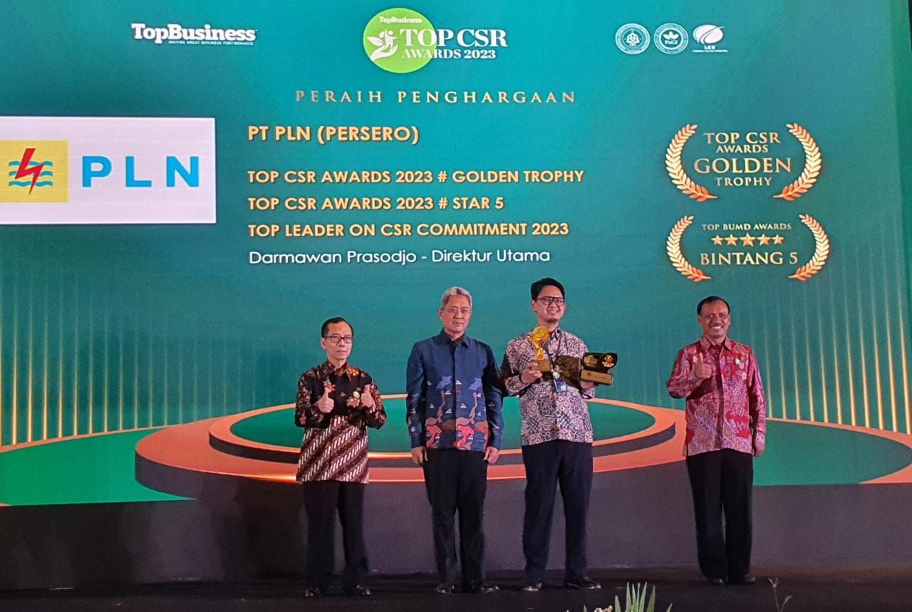 Raih 39 Penghargaan TOP CSR Awards 2023, TJSL PLN Berhasil Berikan ...