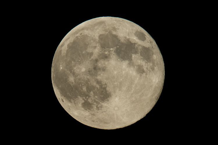 Ilustrasi supermoon(NASA/Bill Ingalls) 