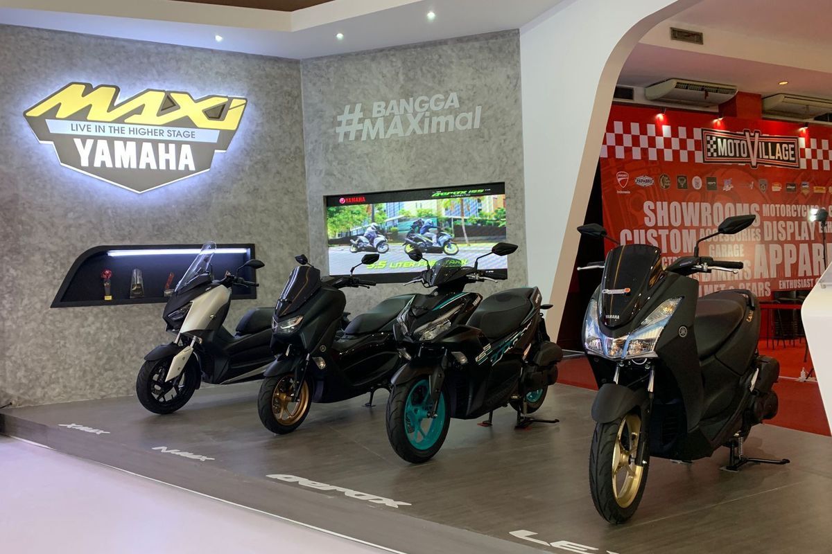 Ilustrasi booth Yamaha di IIMS 2022(KOMPAS.com/DIO DANANJAYA) 