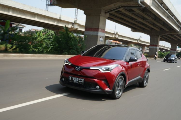 Toyota C-HR Hybrid 2022(KOMPAS.com/ADITYO WISNU) 