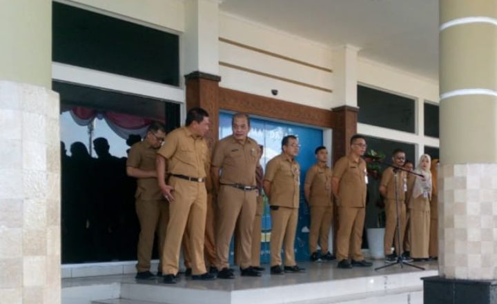 Sekda Pangkalpinang Pimpin Apel Bulanan Sekdako Pangkalpinang  
