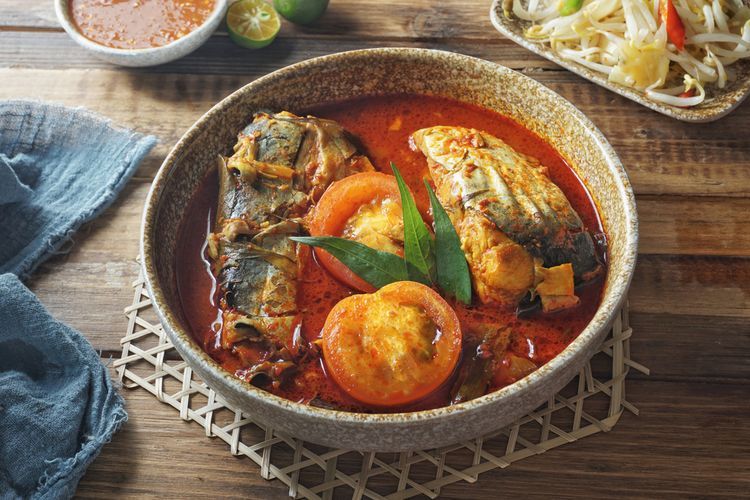 Ilustrasi ikan patin asam pedas. 