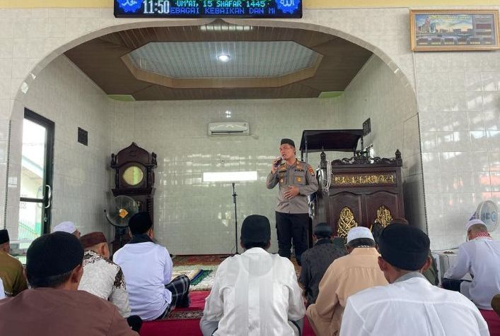 Kapolsek Air Gegas Himbau Masyarakat Cegah Karhutla