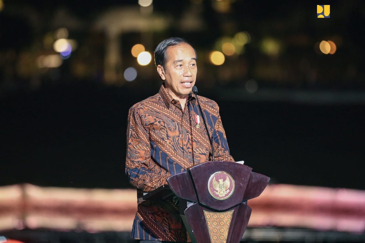 Presiden Joko Widodo (Jokowi) meresmikan revitalisasi Taman Mini Indonesia Indah (TMII), Jumat (1/9/2023)